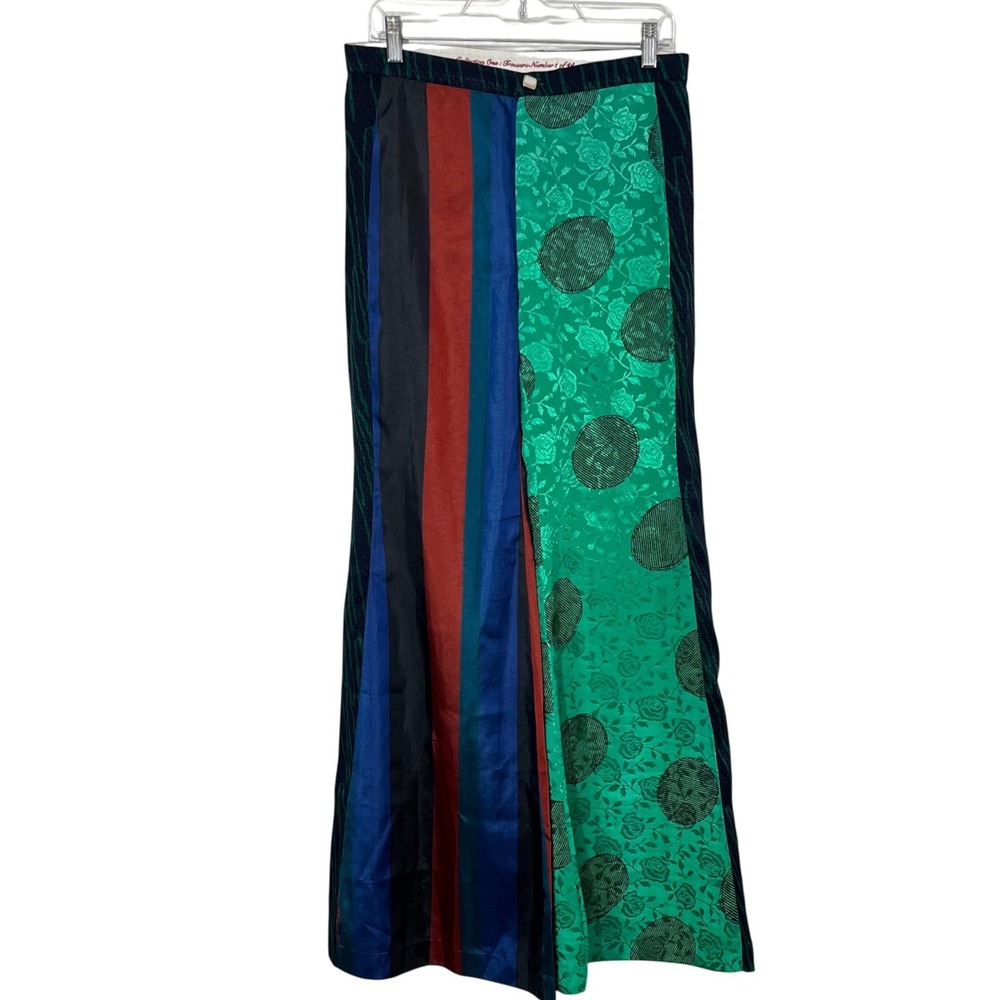 BOYY Motel Bed Wide Leg Abstract Silk Adjustable‎ Waist Trouser Pants Size M/L